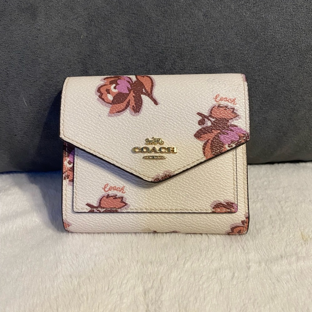 Coach floral wallet